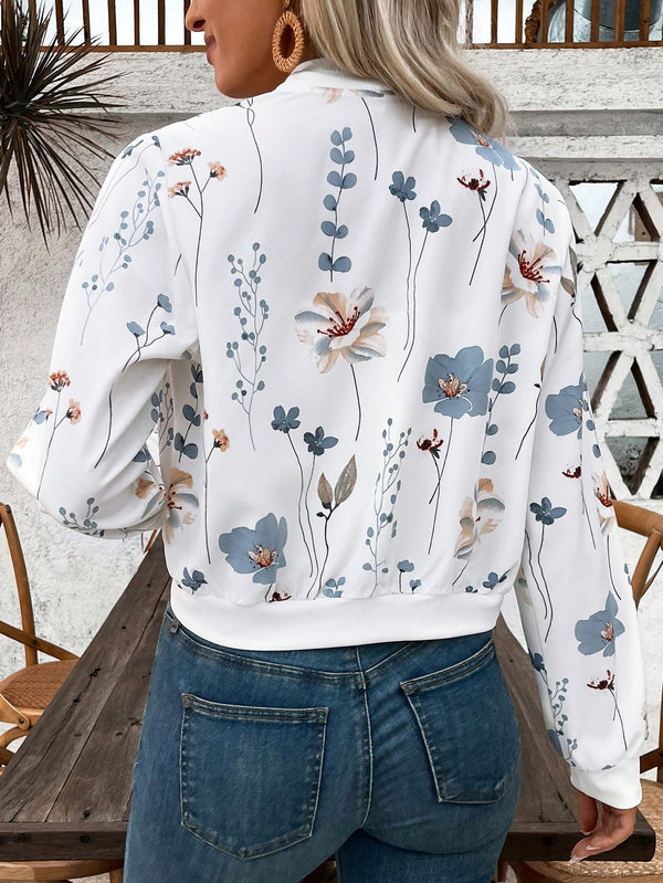 Printed Summer Women's Short Jacket Women Lightweight Jackets Marven   