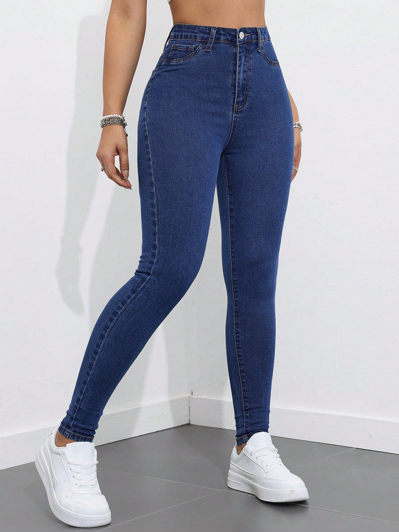 High-Waisted Skinny Jeans - Everyday Comfort High-Waisted Skinny Jeans - Everyday Comfort Marven