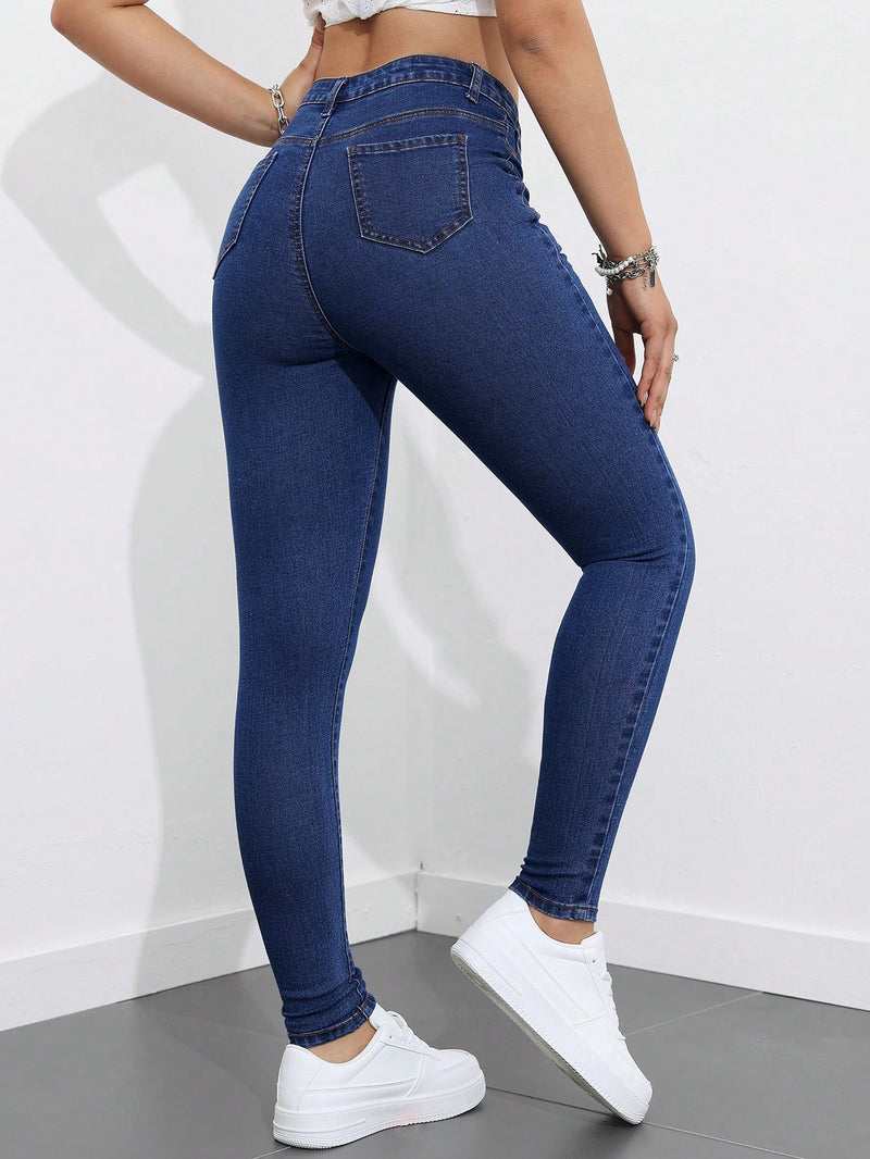 High-Waisted Skinny Jeans - Everyday Comfort High-Waisted Skinny Jeans - Everyday Comfort Marven