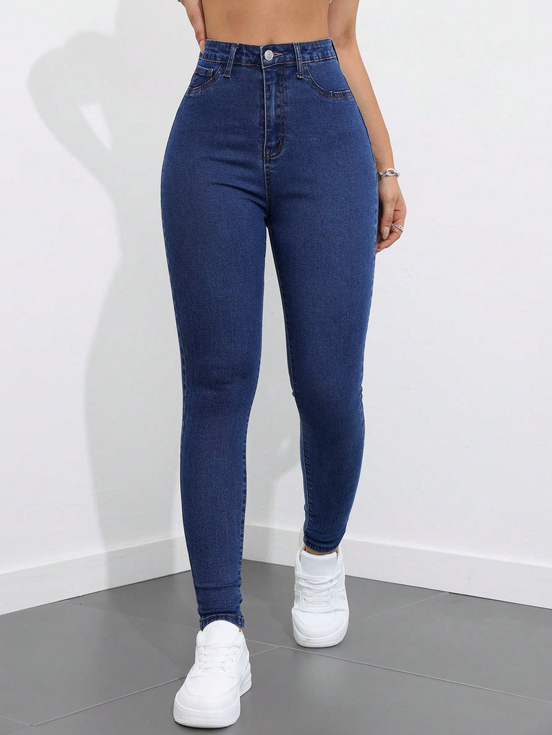 High-Waisted Skinny Jeans - Everyday Comfort High-Waisted Skinny Jeans - Everyday Comfort Marven