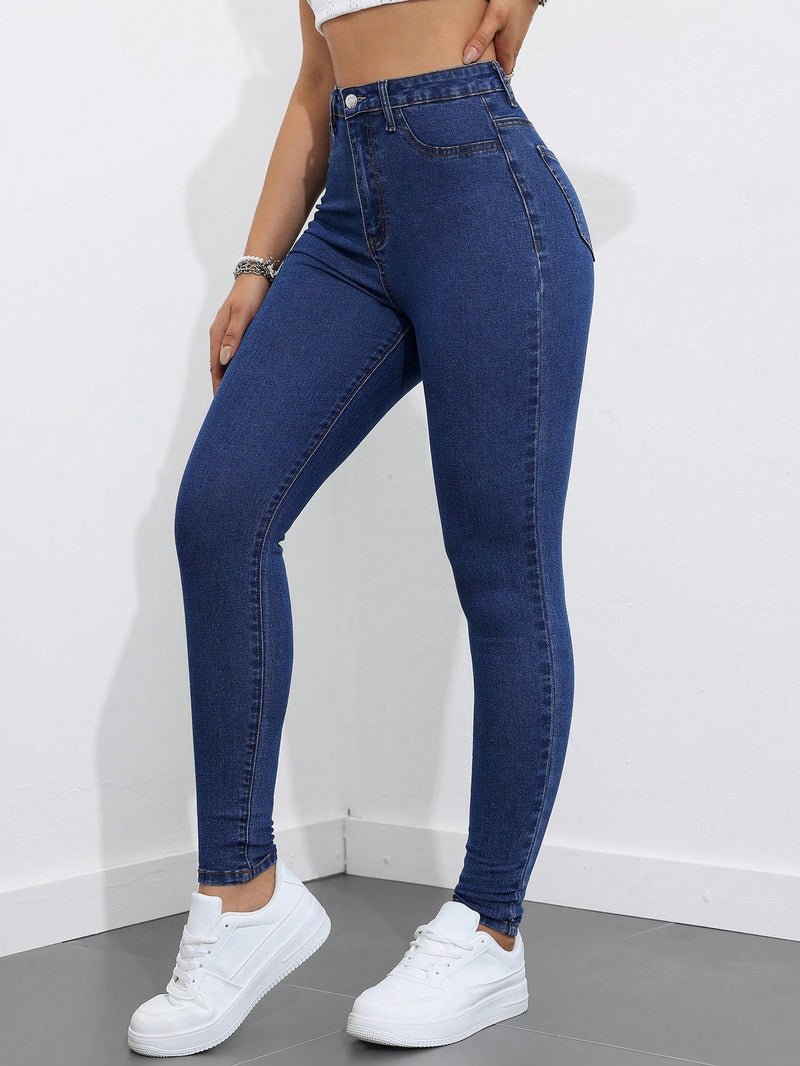 High-Waisted Skinny Jeans - Everyday Comfort High-Waisted Skinny Jeans - Everyday Comfort Marven