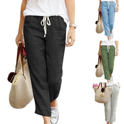 Drawstring Elastic Pants Elastic Pants AliExpress   