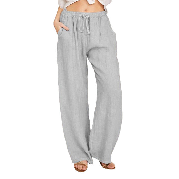 Summer Cotton Pants Summer pants Marven Light Grey 2XL 