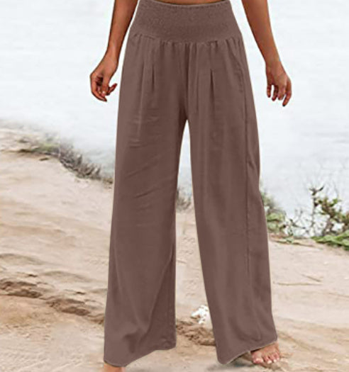 High Waist Casual Trousers High Waist casual pants Marven Camel 2XL 