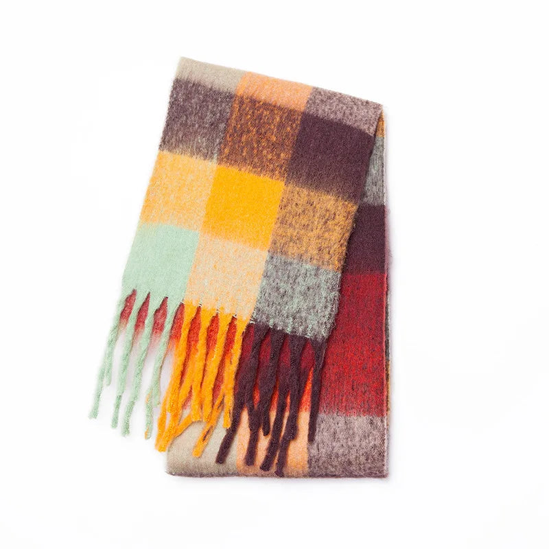 Luxury Cashmere Bright Solid Scarf  Marven 215  