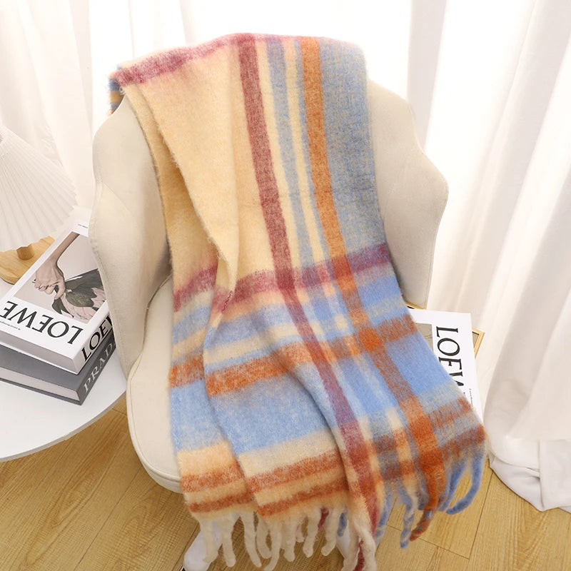 Luxury Cashmere Bright Solid Scarf  Marven 2205DS002-02  