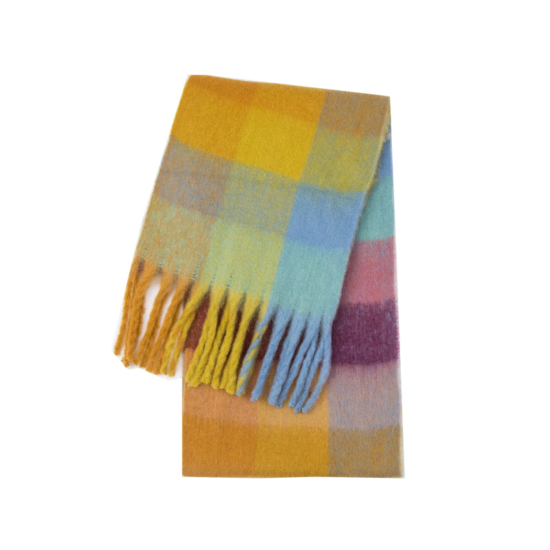 Luxury Cashmere Bright Solid Scarf  Marven 218  