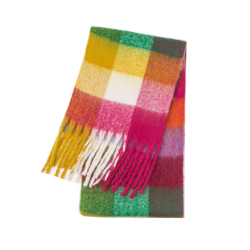 Luxury Cashmere Bright Solid Scarf  Marven 217  