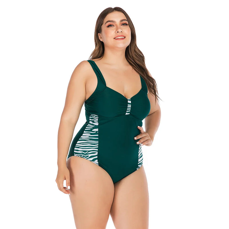 Wild Chic Leopard Plus Size One-Piece Swimsuit Wild Chic Leopard Plus Size One-Piece Swimsuit Marven   