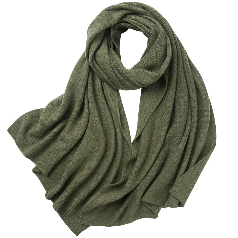 Pure Cashmere Scarf  Marven Color1 200-60 cm 