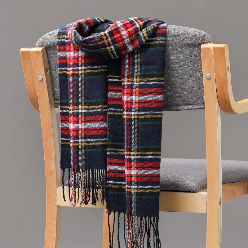 Plaid Winter Scarf Plaid Winter Scarf Marven 42 120g 