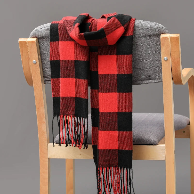 Plaid Winter Scarf Plaid Winter Scarf Marven 27 120g 