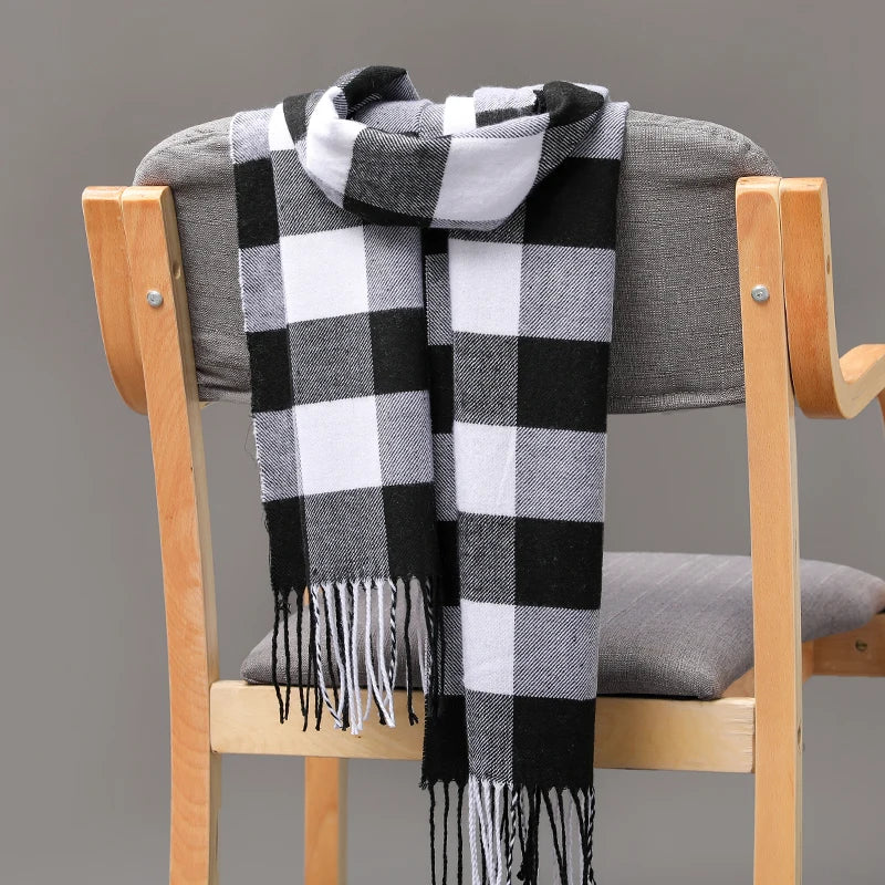 Plaid Winter Scarf Plaid Winter Scarf Marven 28 120g 