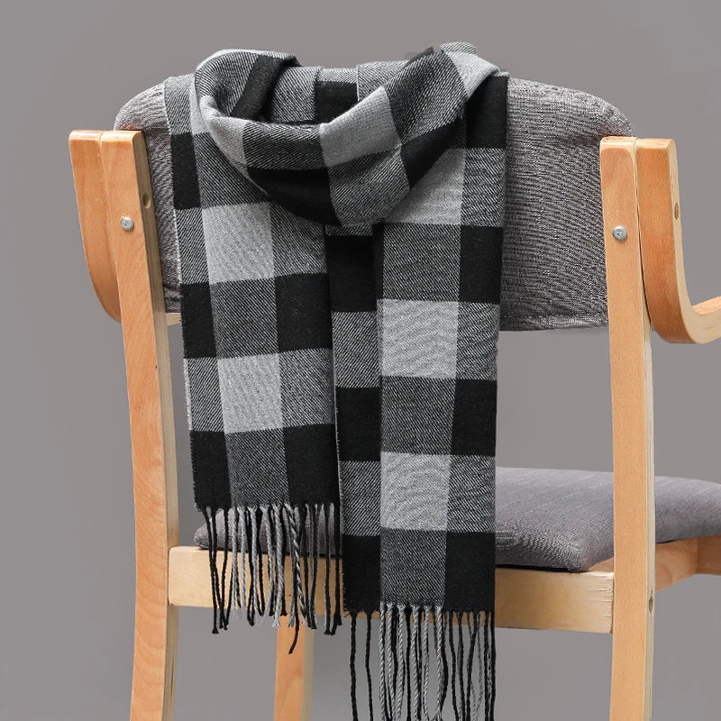 Plaid Winter Scarf Plaid Winter Scarf Marven 40 120g 