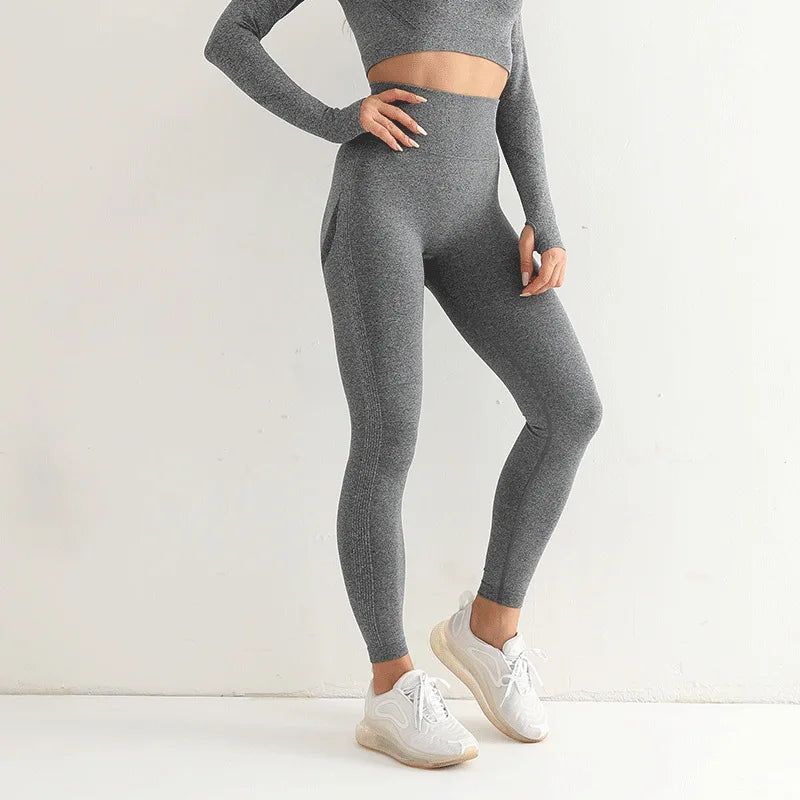 🔥 Leggings Push Up Leggings Push Up Marven Dark Gray M 