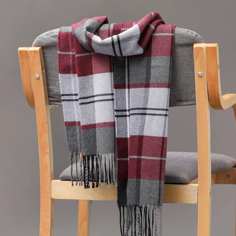 Plaid Winter Scarf Plaid Winter Scarf Marven 32 120g 