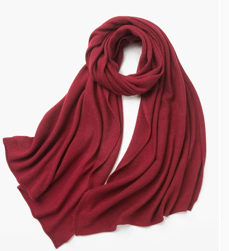 Pure Cashmere Scarf  Marven Color11 200-60 cm 