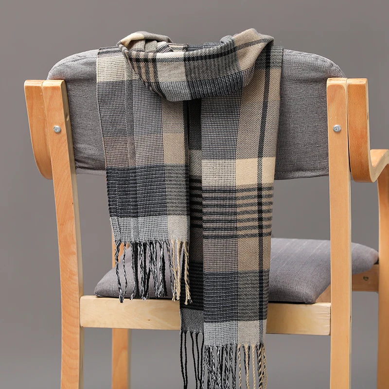 Plaid Winter Scarf Plaid Winter Scarf Marven 26 120g 