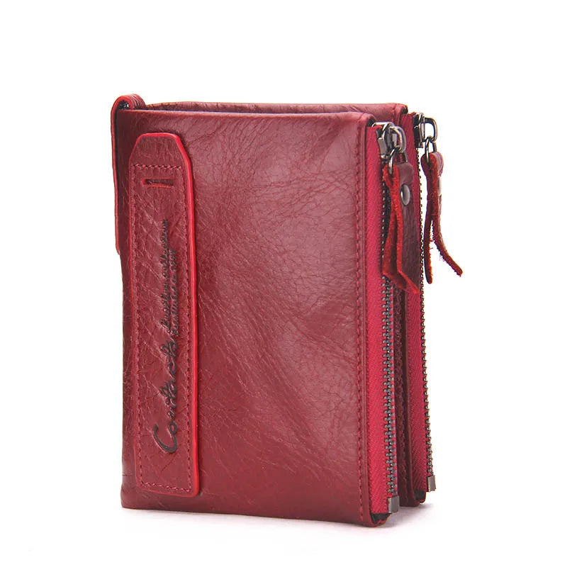 Leather Bifold Wallet  Marven red CHINA 