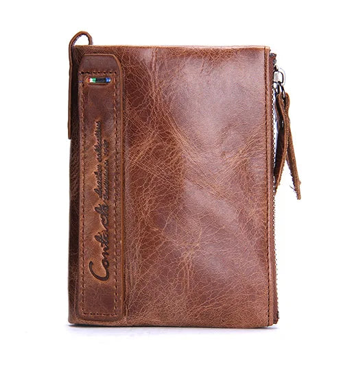 Leather Bifold Wallet  Marven brown CHINA 