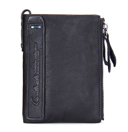 Leather Bifold Wallet  Marven black CHINA 