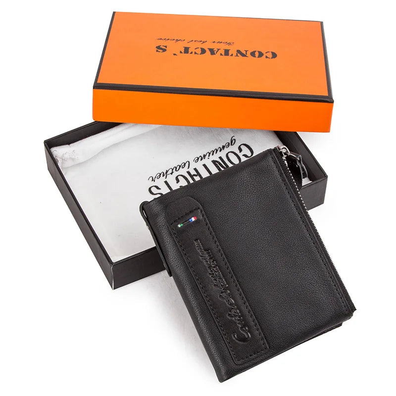 Leather Bifold Wallet  Marven black box CHINA 