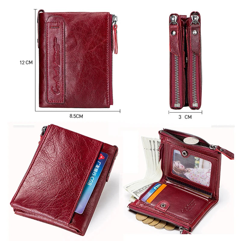 Leather Bifold Wallet  Marven   