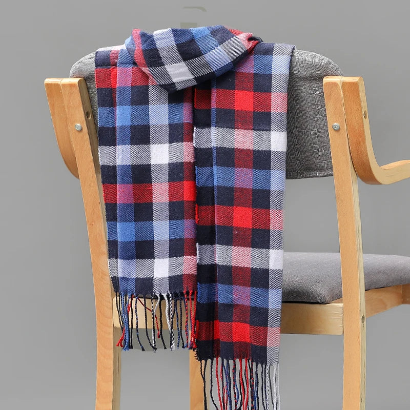 Plaid Winter Scarf Plaid Winter Scarf Marven 43 120g 