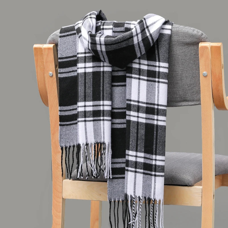 Plaid Winter Scarf Plaid Winter Scarf Marven 36 120g 