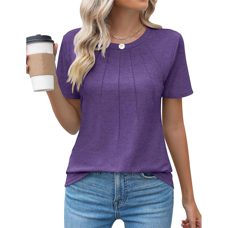 Round Neck Short Sleeve Women's Round Neck Short Sleeve women AliExpress   