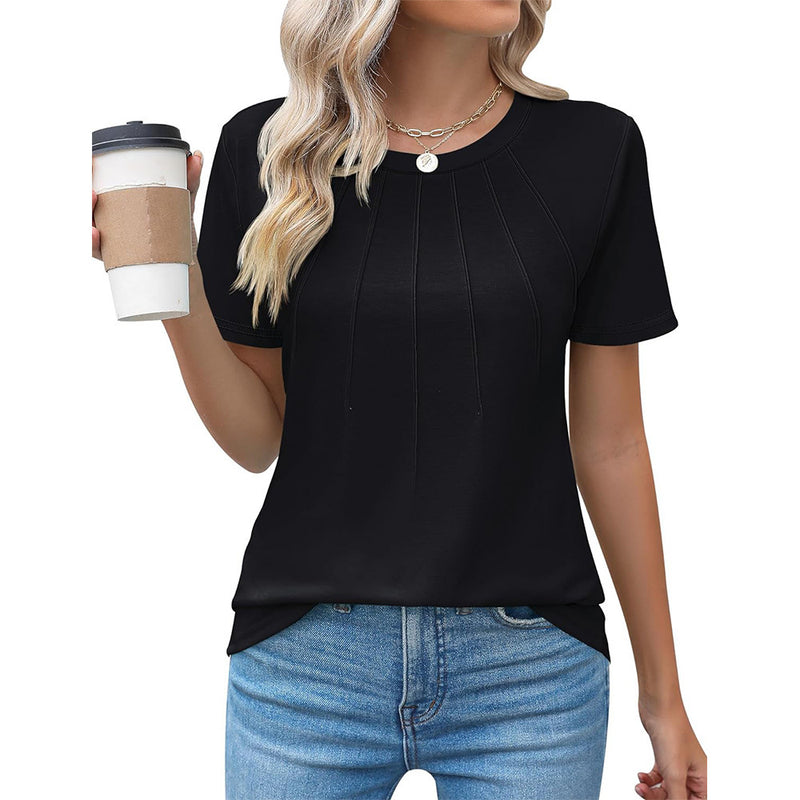 Round Neck Short Sleeve Women's Round Neck Short Sleeve women AliExpress   