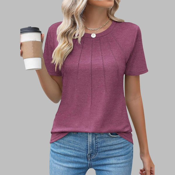 Round Neck Short Sleeve Women's Round Neck Short Sleeve women AliExpress   