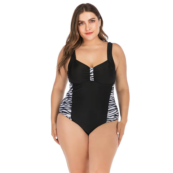 Wild Chic Leopard Plus Size One-Piece Swimsuit Wild Chic Leopard Plus Size One-Piece Swimsuit Marven   