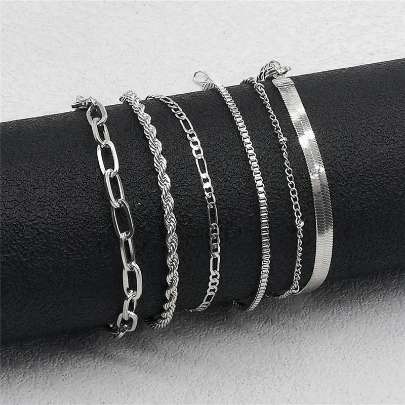 6Pcs  Multilayer Bracelet Set  Marven   