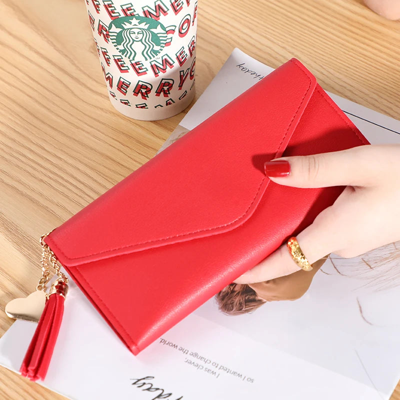 Fashion Wallet Simple Long  Marven Red CHINA 