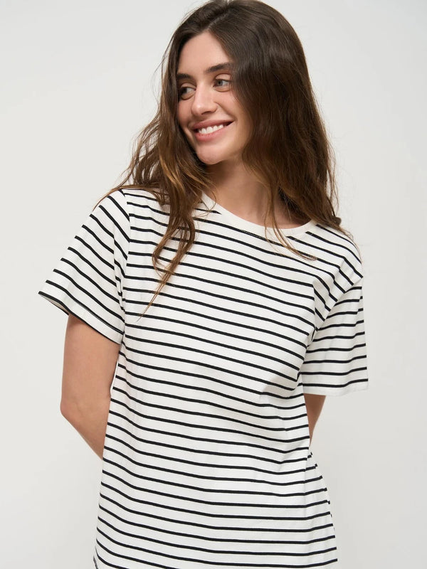 Short Sleeve Striped T-Shirts  Marven   