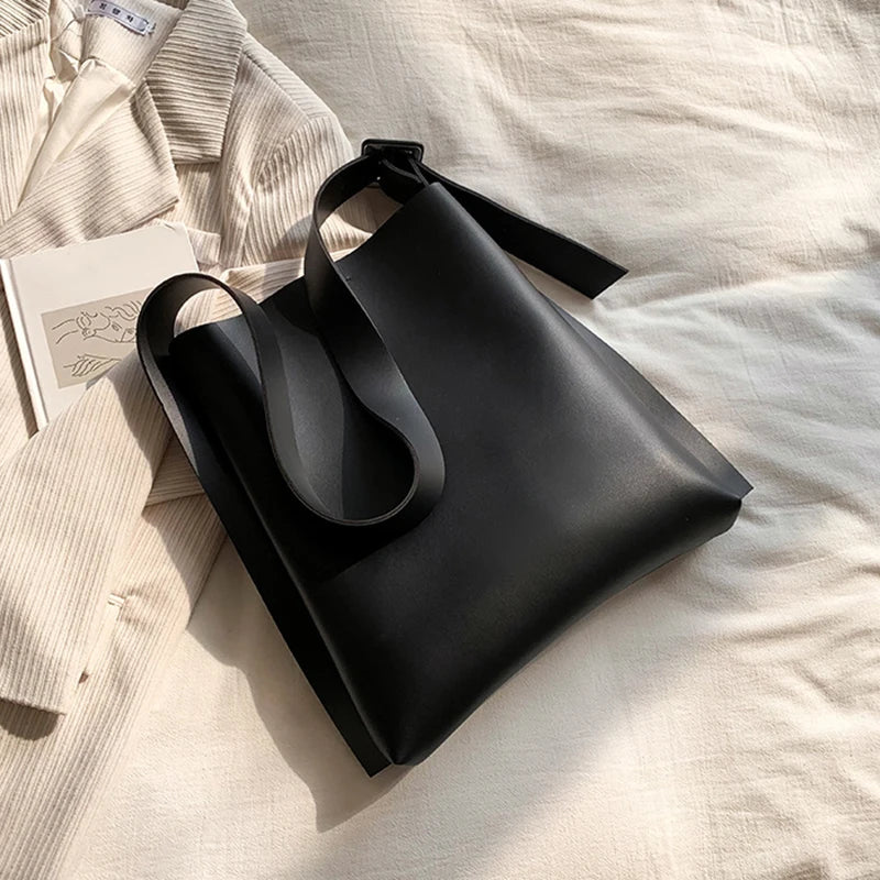 Trend Shoulder Tote Bag  Marven Black  