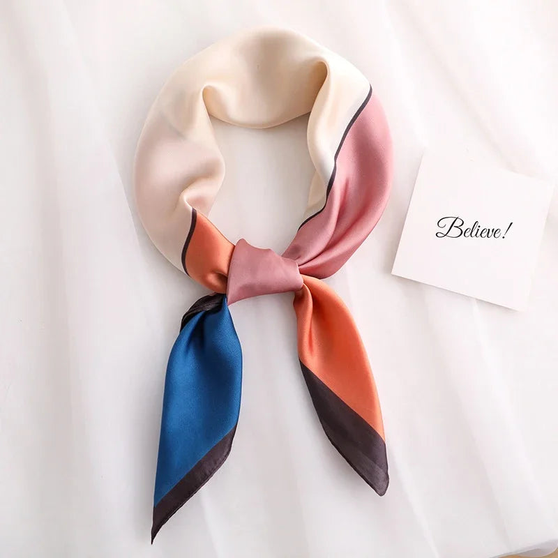 Luxurious Silk Satin Neckerchief for Women Luxurious Silk Satin Neckerchief for Women Marven   