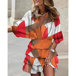 Ava Asymmetrical Batwing Mini Dress