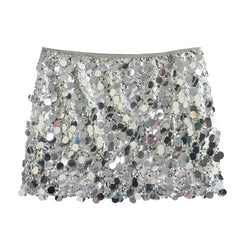 ✨ Luxury Sequin Mini Skirt – High-Waist Glam for a Stunning Look! ✨