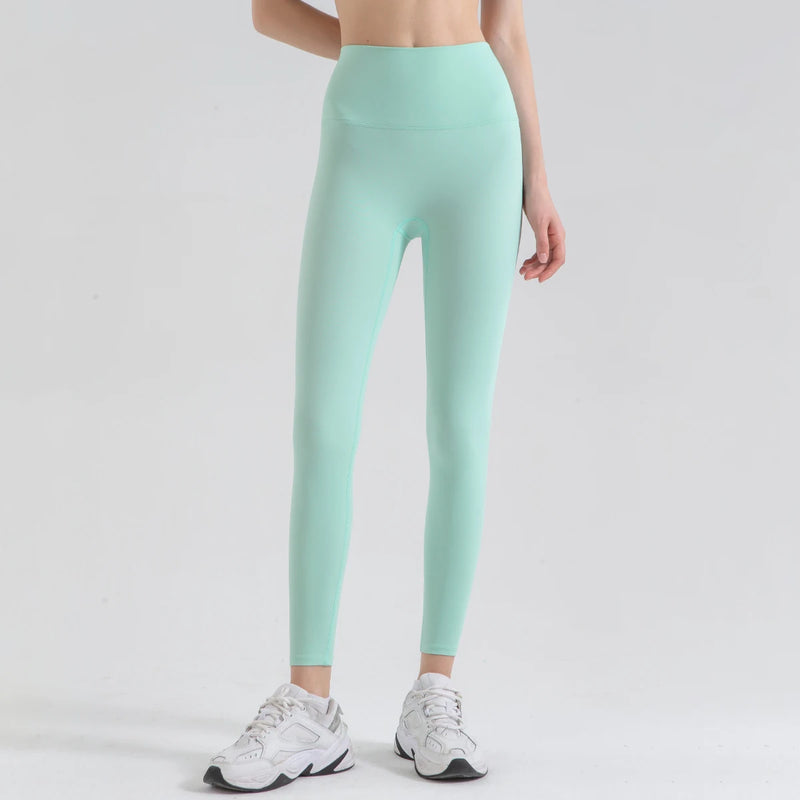 Women High-Waist Hip Lift Gym Leggings Women High-Waist Hip Lift Gym Leggings Marven Lake Green M 