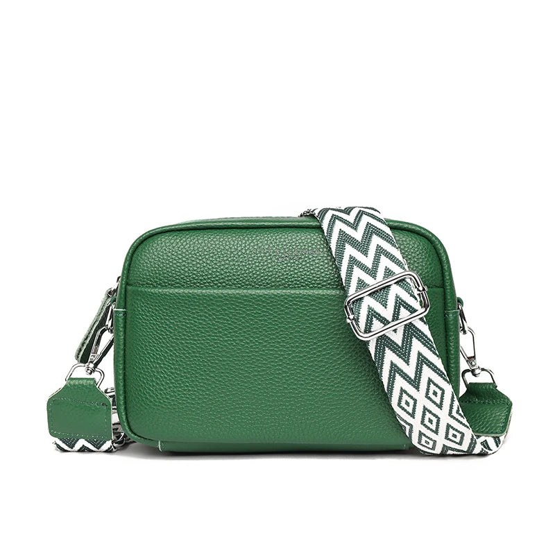 Genuine Leather Women's Crossbody Shoulder Bag Genuine Leather Women's Crossbody Shoulder Bag Marven green 22cm 9cm 14cm 