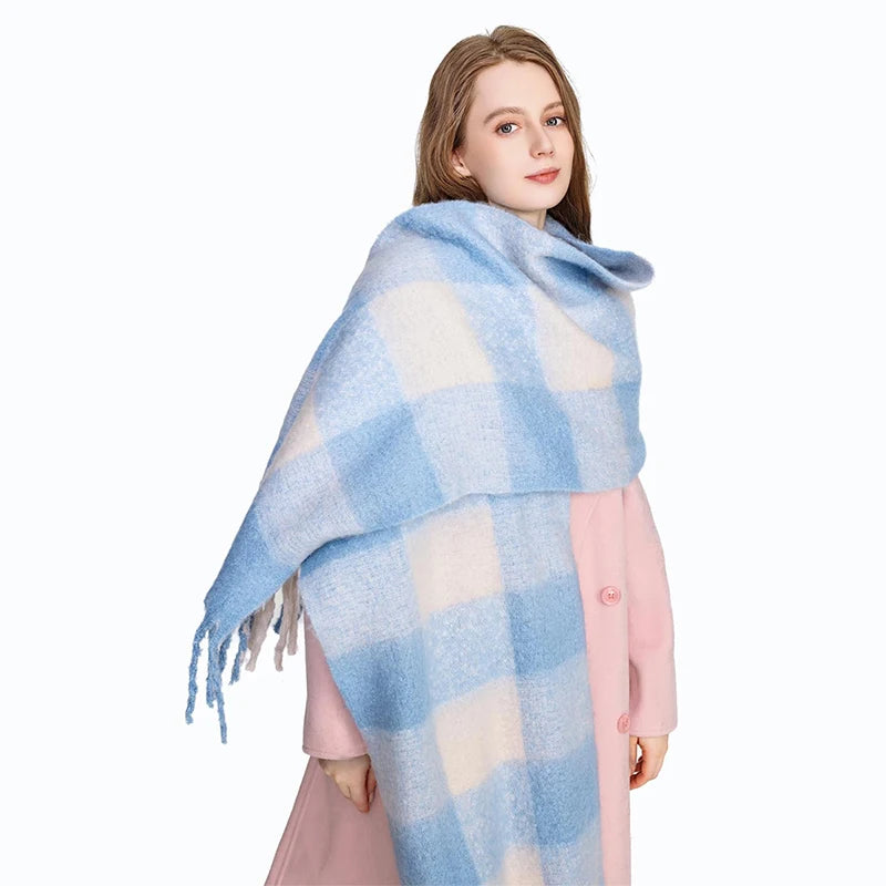 Luxury Cashmere Bright Solid Scarf  Marven 2202DS001-22  