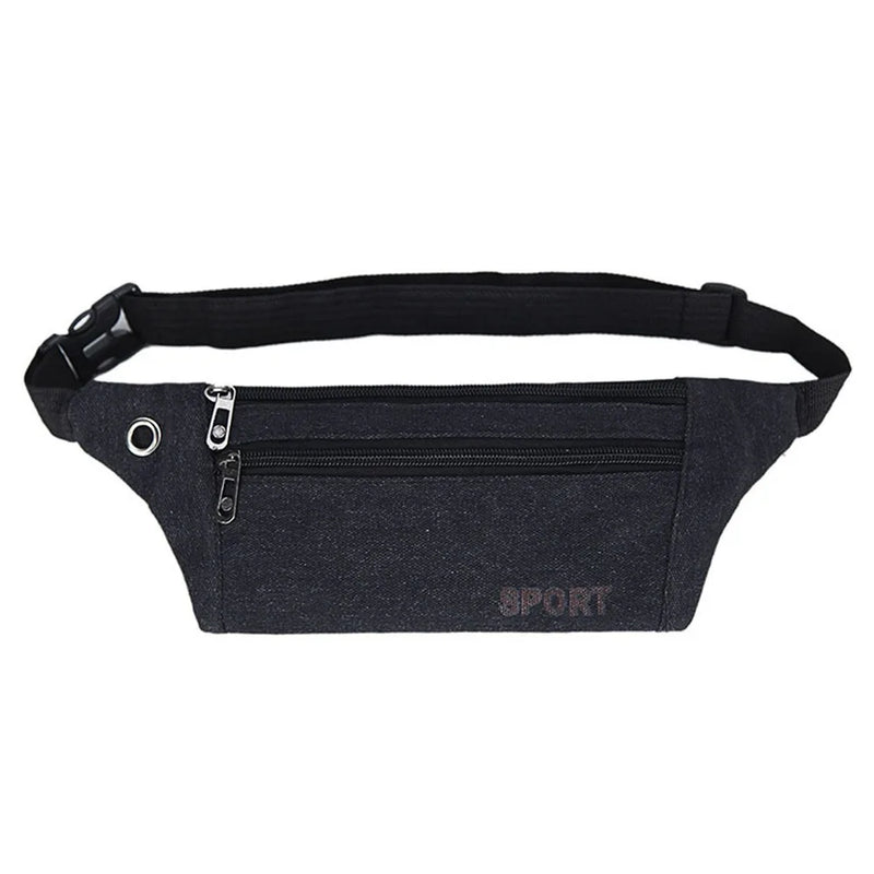 Belt Bag Pouch Canvas  Marven D-black  