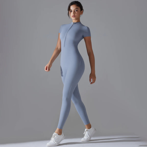 FlexFit Zippered Yoga Bodysuit for Women  Marven   