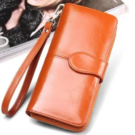 Wallet Korean Style Oil Wax  Marven Yellow  