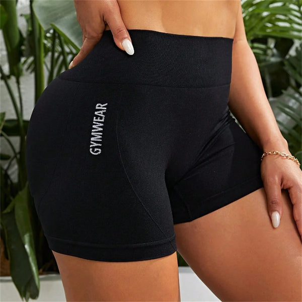 High Waisted Booty Shorts  Marven Black XL 