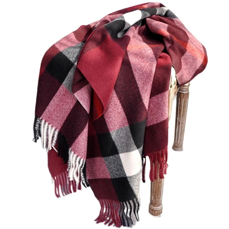 Winter Plaid Scarf Winter Plaid Scarf Marven   