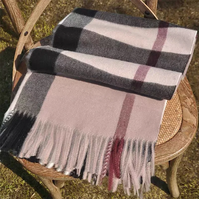 Winter Plaid Scarf Winter Plaid Scarf Marven beige 190 70 cm 