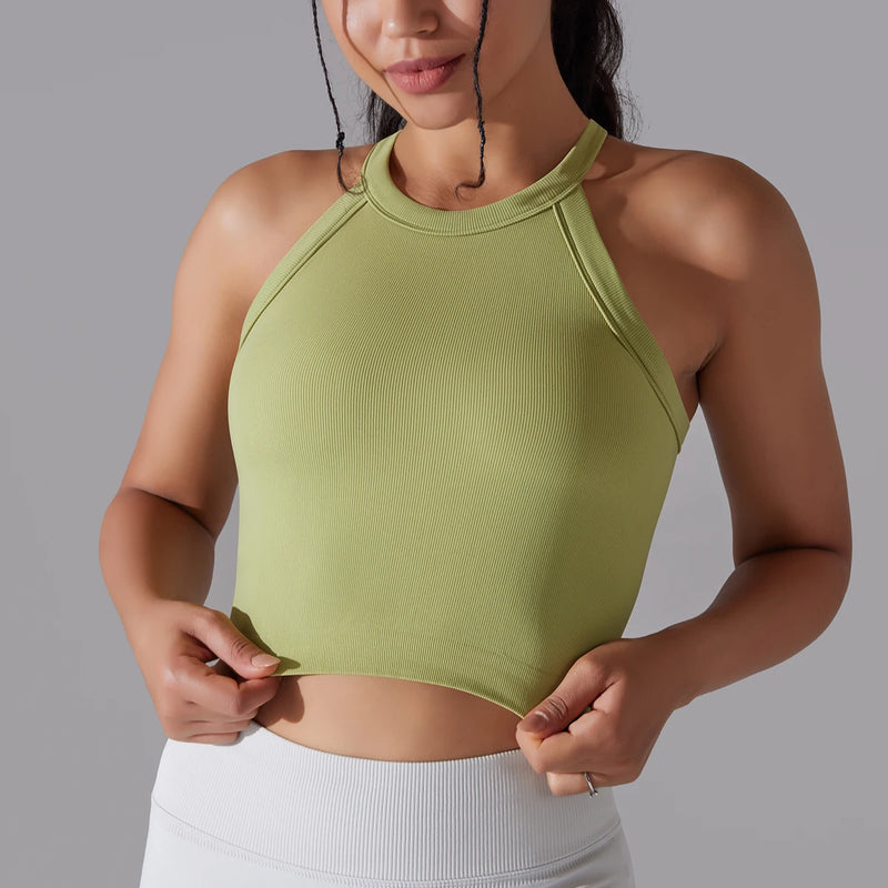 Double Layer Breathable Sports Bra - Seamless Gym Top Breathable Double Layer Sports Bra - Seamless Gym Top Marven   